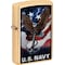 Zippo 2024 Zippo Us Navy, Brushed Brass ZIP-48549 - alternate 3